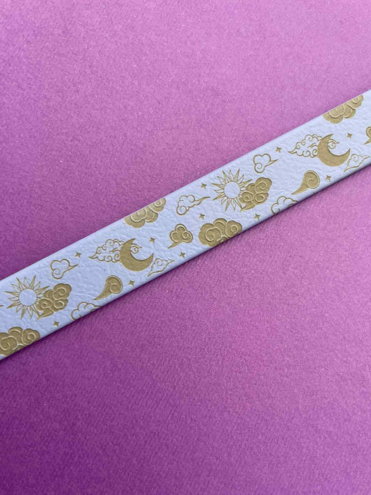 Collier biothane pour chien motif 17