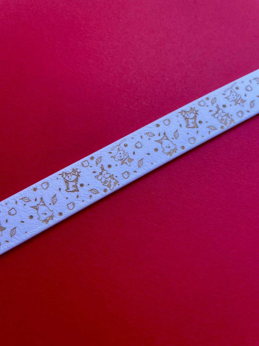 Collier biothane pour chien motif Nia haha !! Ocaria et Compagnie