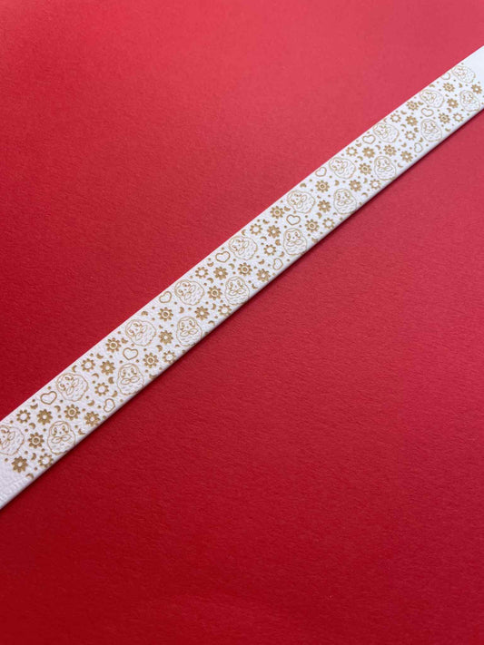 Collier biothane pour chien motif Amatxi Ocaria et Compagnie