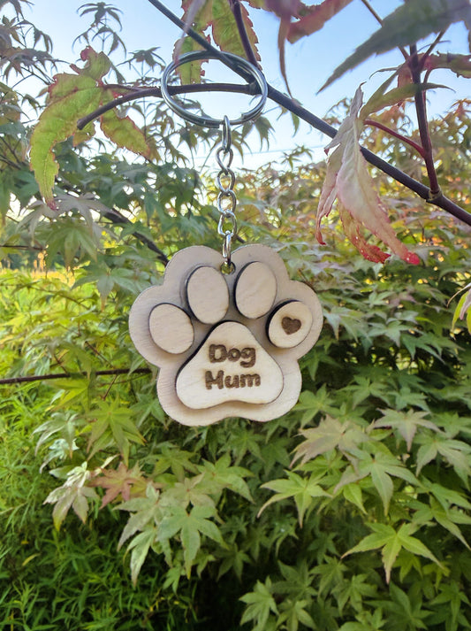 Porte clé dog mum