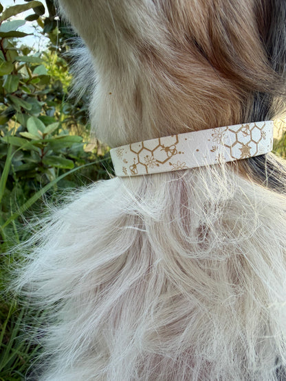 Collier biothane pour chien A mes tendres gardiens Mallow
