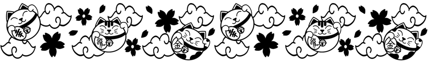 Licol pour cheval motif Maneki Neko