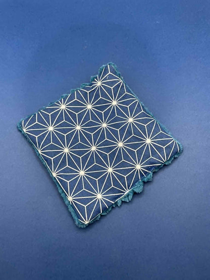 Carré Crispy jouet pour chat à la valérianne Origami Bleu