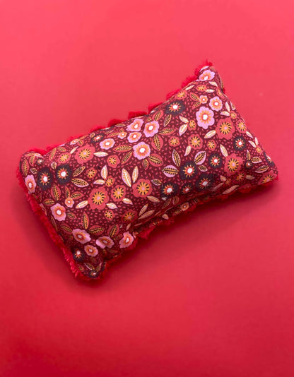 Jardin fleuri rouge Doudou tout doux jouet pour chat à la valérianne