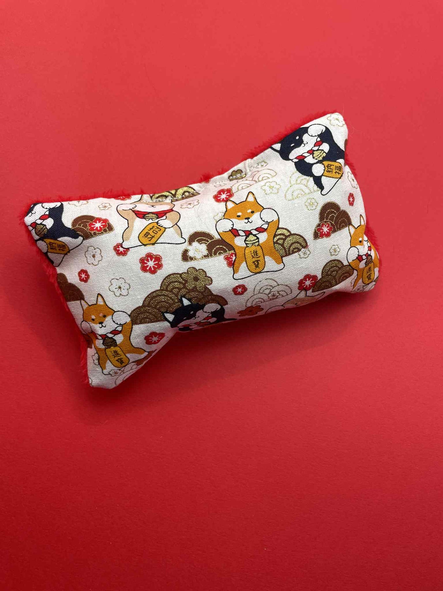 Shiba doudou tout doux jouet pour chat à la valérianne