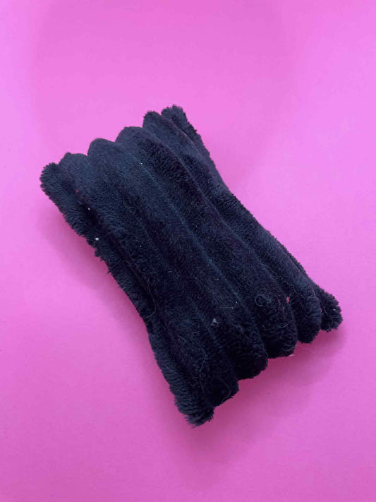 Jardin Fleuri Noir Bleu Doudou tout doux jouet pour chat à la valérianne